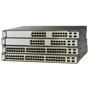 Cisco Catalyst 3750G-12S-SD Multi-layer Stackable Switch