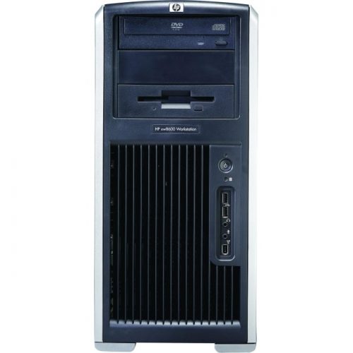 HP xw8600 Workstation - 1 x Intel Xeon E5440 Quad-core (4 Core) 2.83 GHz - 4 GB DDR2 SDRAM - 500 GB HDD - Windows Vista Business - Mini-tower - Carbonite, Alloy Metallic