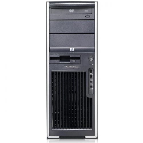 HP xw4600 Workstation - 1 x Intel Core 2 Quad Q8400 Quad-core (4 Core) 2.66 GHz - 2 GB DDR2 SDRAM - 250 GB HDD - Windows Vista Business 64-bit - Convertible Mini-tower - Carbonite, Alloy Metallic