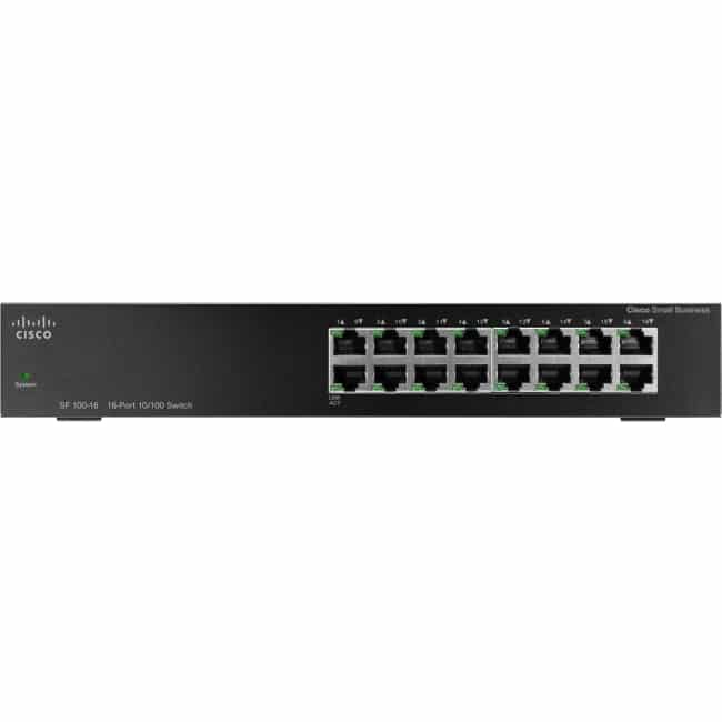 Cisco SF 100-16 16-Port Fast Ethernet Switch