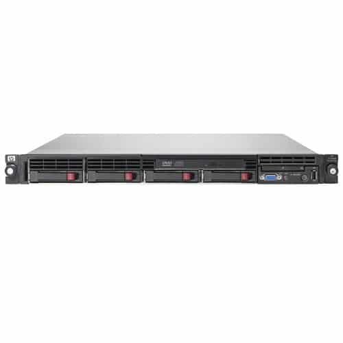 HP ProLiant DL360 G7 1U Rack Server - 1 x Intel Xeon E5640 Quad-core (4 Core) 2.66 GHz - 6 GB Installed DDR3 SDRAM - Serial Attached SCSI (SAS) Controller - 0, 1, 5, 10, 50 RAID Levels - 1 x 460 W