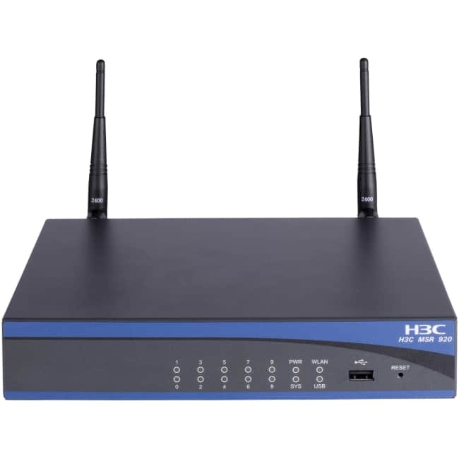 HP A-MSR920 IEEE 802.11b/g  Wireless Router