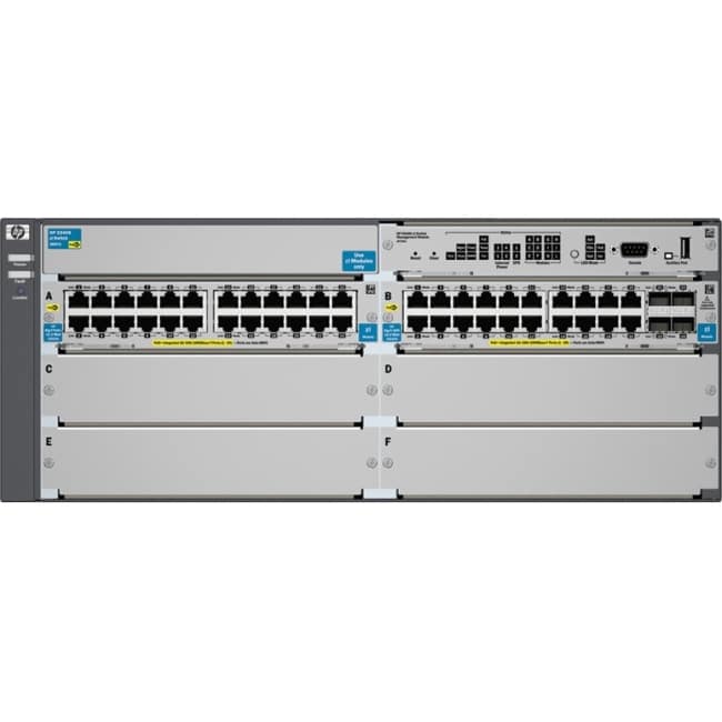 HP E5406-44G-PoE+/4G-SFP Switch Chassis