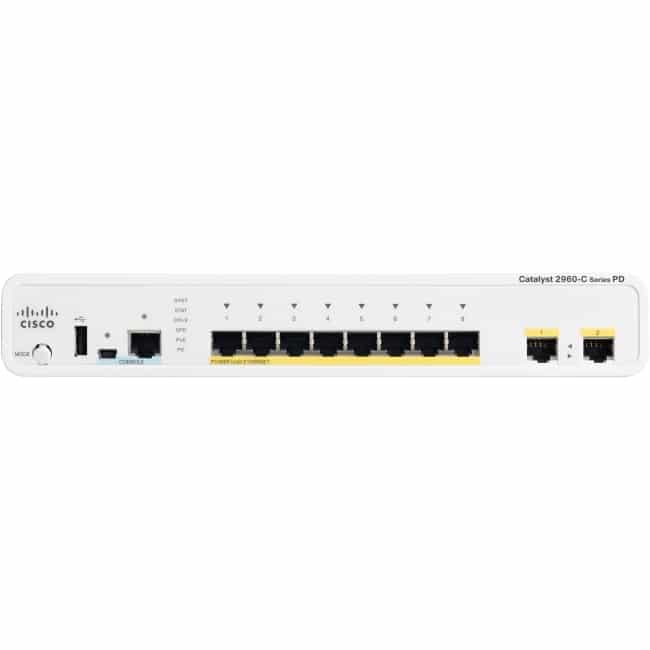 Cisco Catalyst WS-C2960C-12PC-L Ethernet Switch