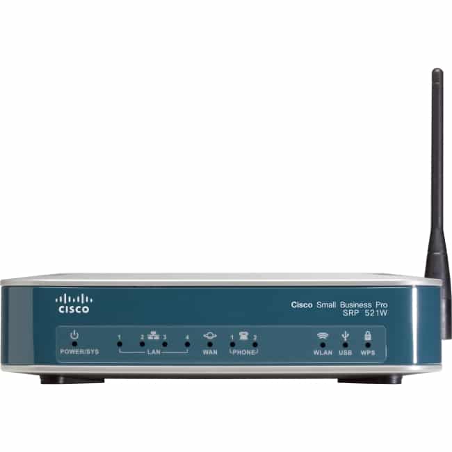 Cisco SRP521W IEEE 802.11n  Wireless Router