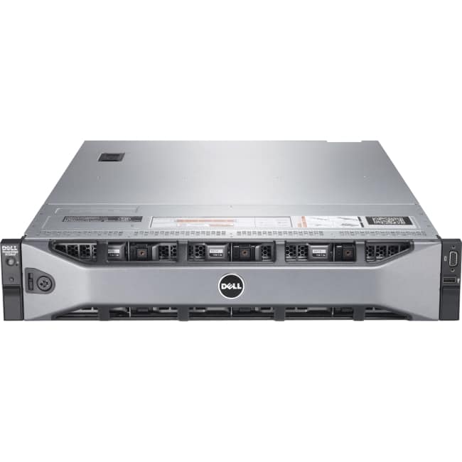 Dell PowerEdge R720 2U Rack Server - 1 x Intel Xeon E5-2620 Hexa-core (6 Core) 2 GHz - 8 GB Installed DDR3 SDRAM - 600 GB (2 x 300 GB) HDD - 6Gb/s SAS Controller - 1 RAID Levels - 2 x 750 W