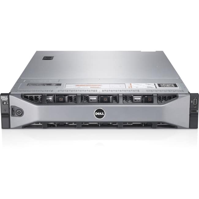 Dell PowerEdge R720 2U Rack Server - 2 x Intel Xeon 2.40 GHz - 16 GB Installed DDR3 SDRAM - 6.60 TB (2 x 300 GB), (6 x 1 TB) HDD