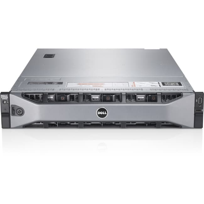 Dell PowerEdge R720 2U Rack Server - 2 x Intel Xeon E5-2680 v2 Deca-core (10 Core) 2.80 GHz - 128 GB Installed DDR3 SDRAM - 600 GB (2 x 300 GB) HDD - 6Gb/s SAS Controller - 1 RAID Levels - 2 x 1.10 kW