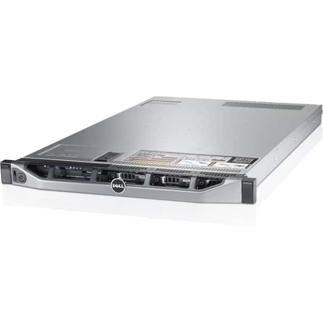 Dell PowerEdge R620 1U Rack Server - 2 x Intel Xeon E5-2690 v2 Deca-core (10 Core) 3 GHz - 128 GB Installed DDR3 SDRAM - 750 W