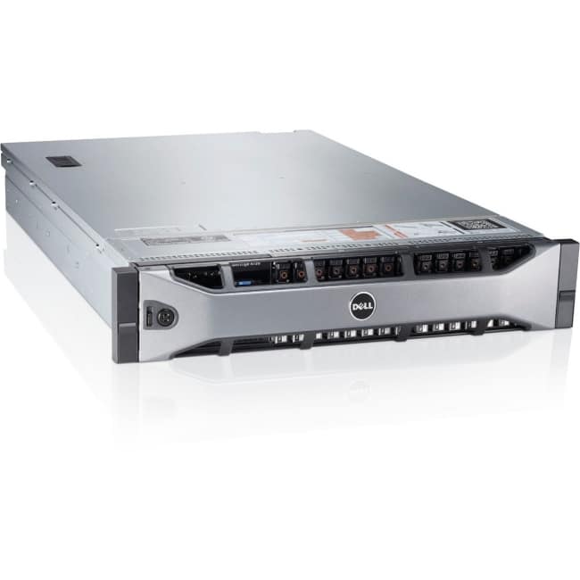 Dell PowerEdge R720 2U Rack Server - 2 x Intel Xeon E5-2690 v2 Deca-core (10 Core) 3 GHz - 32 GB Installed DDR3 SDRAM - 300 GB (1 x 300 GB) HDD - 6Gb/s SAS Controller - 2 x 750 W