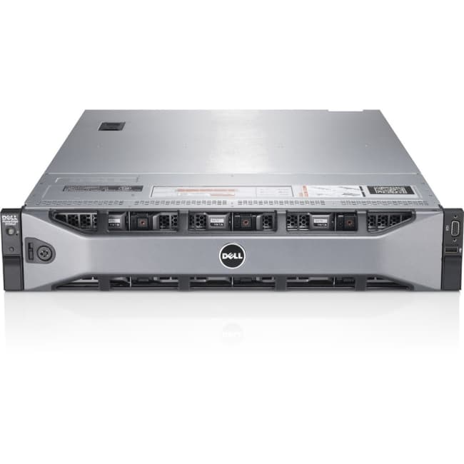 Dell PowerEdge R720 2U Rack Server - 2 x Intel Xeon E5-2640 Hexa-core (6 Core) 2.50 GHz - 16 GB Installed DDR3 SDRAM - 300 GB (1 x 300 GB) HDD - 6Gb/s SAS Controller - 2 x 495 W