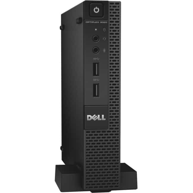 Dell OptiPlex 9020 Desktop Computer - Intel Core i5 i5-4590T 2 GHz - 8 GB DDR3 SDRAM - 128 GB SSD - Windows 7 Professional 64-bit - Micro PC - Black