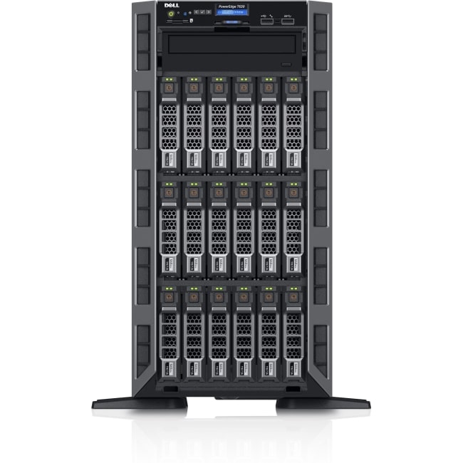 Dell PowerEdge T630 5U Tower Server - Intel Xeon E5-2640 v3 Octa-core (8 Core) 2.60 GHz - 8 GB Installed DDR4 SDRAM - 300 GB HDD - 12Gb/s SAS, Serial ATA/600 Controller - 0, 1, 5, 6, 10, 50, 60 RAID Levels - 750 W