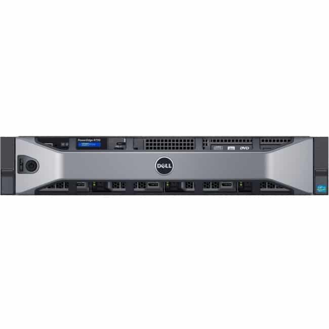 Dell PowerEdge R730 2U Rack Server - 1 x Intel Xeon E5-2620 v3 Hexa-core (6 Core) 2.40 GHz - 16 GB Installed DDR4 SDRAM - 300 GB (1 x 300 GB) HDD - 12Gb/s SAS, Serial ATA/600 Controller - 0, 1, 5, 10, 50 RAID Levels - 1 x 495 W