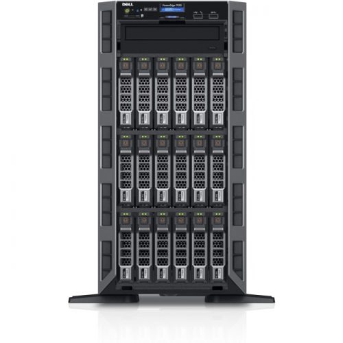 Dell PowerEdge T630 5U Tower Server - 1 x Intel Xeon E5-2620 v3 Hexa-core (6 Core) 2.40 GHz - 8 GB Installed DDR4 SDRAM - 300 GB HDD - 12Gb/s SAS, Serial ATA/600 Controller - 0, 1, 5, 6, 10, 50, 60 RAID Levels - 750 W