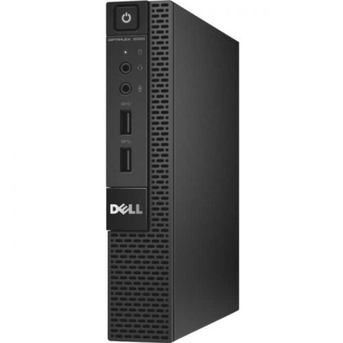 Dell OptiPlex 3020 Desktop Computer - Intel Celeron G1840T 2.50 GHz - 4 GB - 500 GB HDD - Windows 8.1 Pro 64-bit - Micro PC - Black