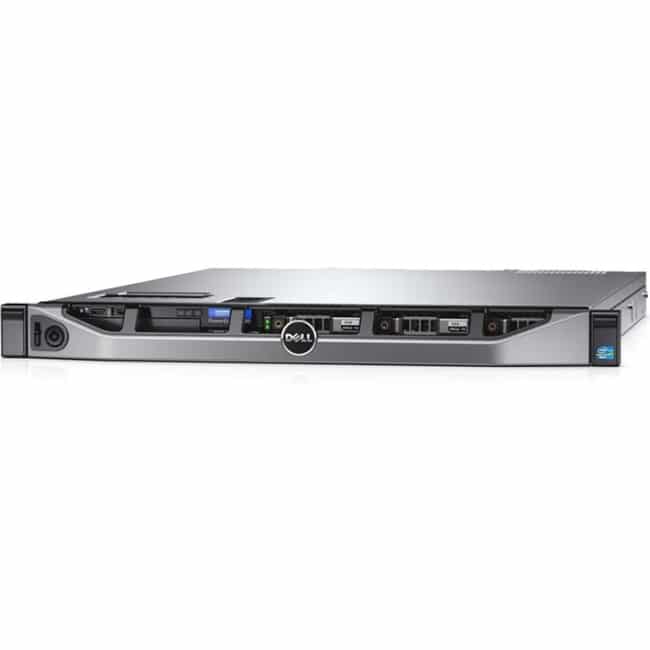 Dell PowerEdge R430 1U Rack Server - 1 x Intel Xeon E5-2603 v3 Hexa-core (6 Core) 1.60 GHz - 8 GB Installed DDR4 SDRAM - 12Gb/s SAS, Serial ATA/600 Controller - 0, 1, 5, 10, 50 RAID Levels - 550 W