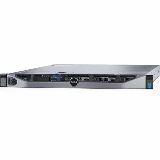 Dell PowerEdge R630 1U Rack Server - 1 x Intel Xeon E5-2640 v4 Deca-core (10 Core) 2.40 GHz - 16 GB Installed DDR4 SDRAM - 600 GB (1 x 600 GB) SAS HDD - 12Gb/s SAS, Serial ATA/600 Controller - 0, 1, 5, 6, 10, 50, 60 RAID Levels - 2 x 750 W