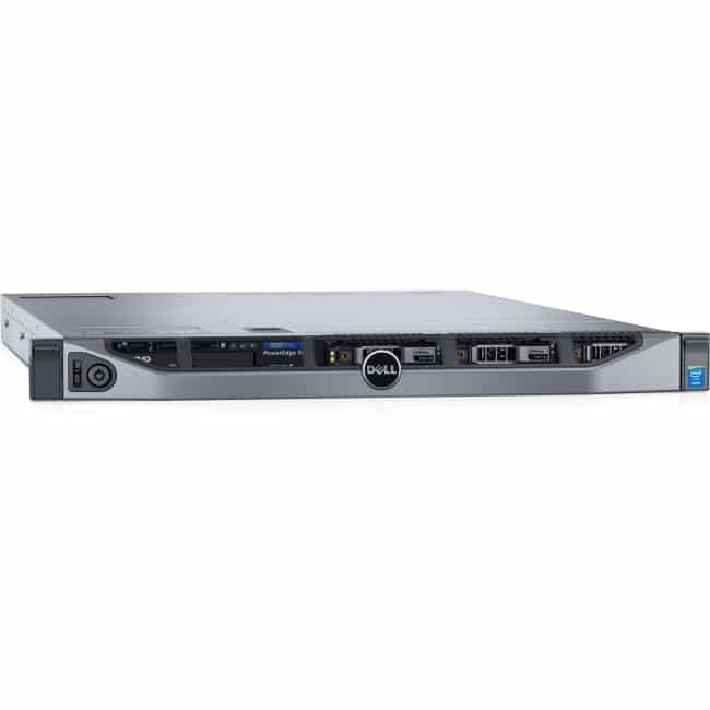 Dell PowerEdge R630 1U Rack Server - 1 x Intel Xeon E5-2640 v3 Octa-core (8 Core) 2.60 GHz - 16 GB Installed DDR4 SDRAM - 240 GB (2 x 120 GB) Serial ATA/600 SSD - 12Gb/s SAS, Serial ATA/600 Controller - 0, 1, 5, 6, 10, 50, 60 RAID Levels - 2 x 750 W